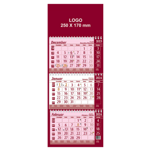 TRIDELNI ŠPIRALNI KOLEDAR